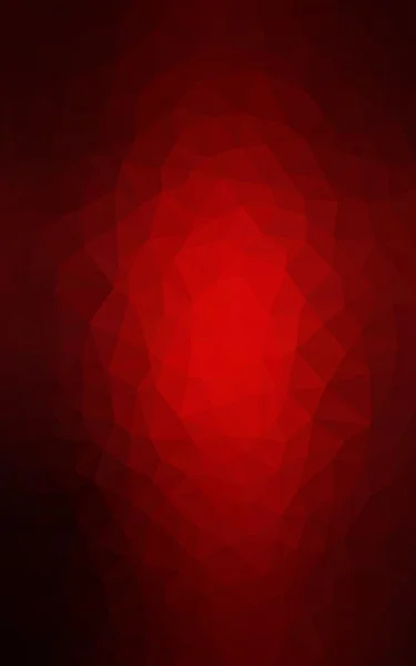 Темно-червоний багатокутний візерунок дизайну, який складається з трикутників і градієнта в стилі орігамі — стокове фото