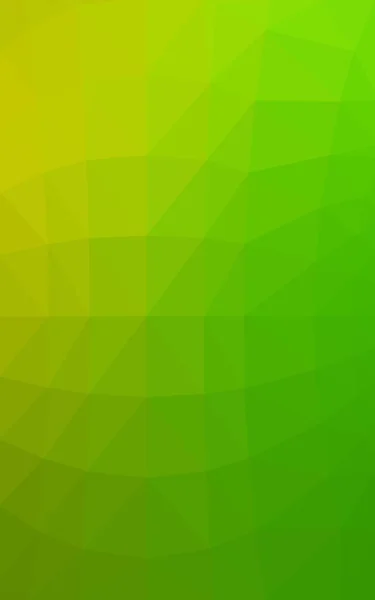 Padrão de design poligonal verde claro, que consistem em triângulos e gradiente no estilo origami — Fotografia de Stock