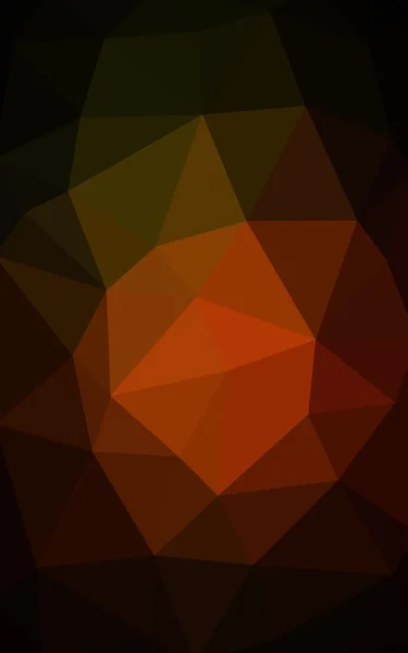 Donker rode veelhoekige ontwerppatroon, die bestaan uit driehoeken en verloop in origami stijl — Stockfoto