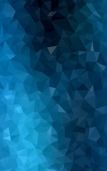 Dark blue polygonal design pattern,which consist of triangles and gradient in origami style