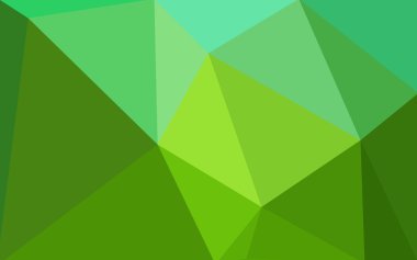 Üçgenler ve degrade origami tarzı oluşur yeşil köşeli tasarım deseni.