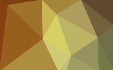 Üçgenler ve degrade origami tarzı oluşur çok renkli yeşil, sarı, turuncu poligonal tasarım deseni.