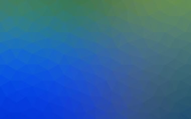 Üçgenler ve degrade origami tarzı oluşur çok renkli yeşil, mavi köşeli tasarım deseni.