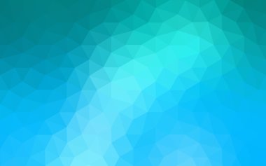 Üçgenler ve degrade origami tarzı oluşur mavi köşeli tasarım deseni.