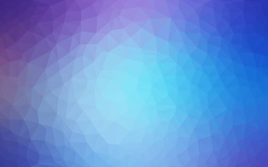 Pembe, mavi köşeli tasarım deseni, hangi üçgenler ve degrade origami tarzında oluşan ışık