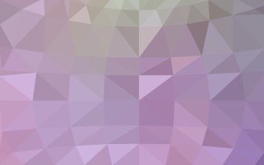 Pembe ışık, poligonal tasarım deseni, yeşil üçgenler ve degrade origami tarzı hangi oluşur