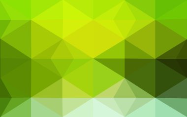 Üçgenler ve degrade origami tarzı oluşur yeşil köşeli tasarım deseni.