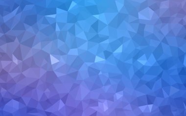 Pembe, mavi köşeli tasarım deseni, hangi üçgenler ve degrade origami tarzında oluşan ışık