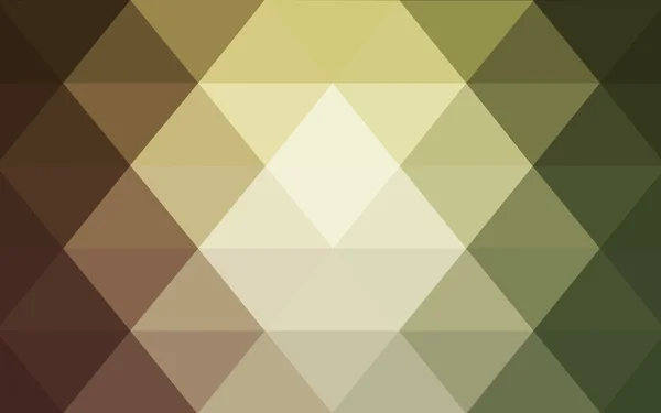 Light green, red polygonal design pattern, which consist of triangles and gradient in origami style — стоковый вектор