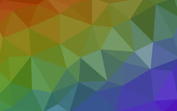 Lätta multicolor polygonal designmönster, som består av trianglar och lutningen i origami stil — Stock vektor