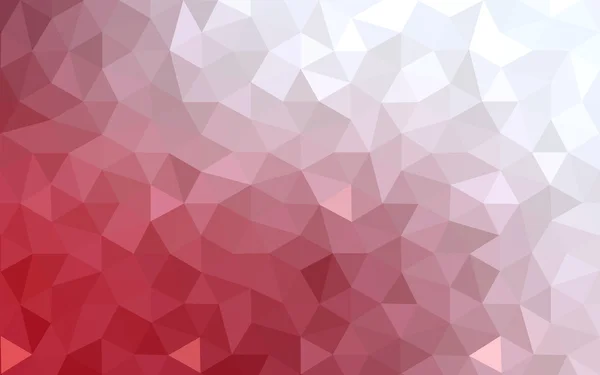 三角形と折り紙スタイルの勾配から成っている赤い多角形デザイン パターン. — ストックベクタ