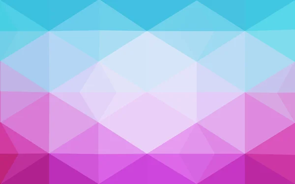 Modello di disegno poligonale multicolore blu, rosso, che consiste di triangoli e gradienti in stile origami . — Vettoriale Stock
