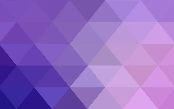 Lekkie purpurowo różowe wielokątne wzór, który składa się z trójkątów i gradientu w stylu origami — Wektor stockowy