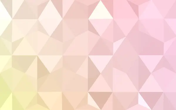 Patrón de diseño poligonal naranja claro, que consiste en triángulos y gradiente en estilo origami — Archivo Imágenes Vectoriales