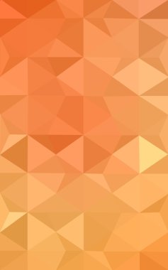 Degrade, arka planda origami stil ve üçgen oluşur turuncu poligonal desen.