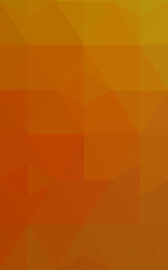 Degrade, arka planda origami stil ve üçgen oluşur turuncu poligonal desen.