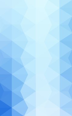 Üçgenler ve degrade origami tarzı oluşur mavi köşeli tasarım deseni.