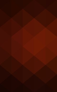 Üçgenler ve degrade origami tarzı oluşur koyu kırmızı köşeli tasarım deseni