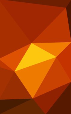 Üçgenler ve degrade origami tarzı oluşur çok renkli koyu kırmızı, sarı, turuncu poligonal tasarım deseni.