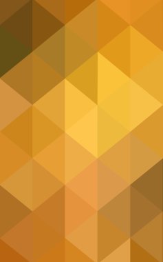 Üçgenler ve degrade origami tarzında oluşan ışık yeşil-sarı poligonal tasarım deseni