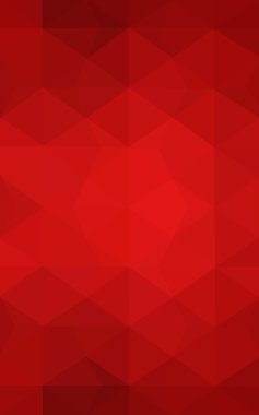 Üçgenler ve degrade origami tarzı oluşur kırmızı köşeli tasarım deseni.