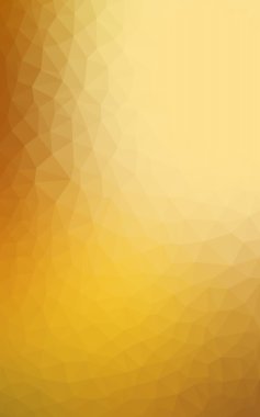 Üçgenler ve degrade origami tarzında oluşan ışık turuncu poligonal tasarım deseni