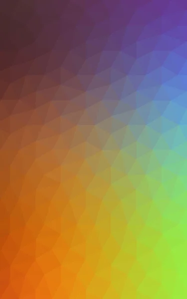Mehrfarbige polygonale Muster, die aus Dreiecken und Gradienten im Origami-Stil bestehen. — Stockfoto