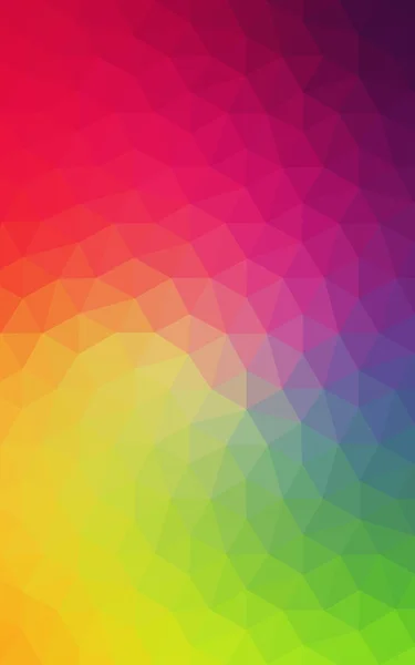 Multicolor veelhoekige ontwerppatroon, die bestaan uit driehoeken en verloop in origami stijl. — Stockfoto
