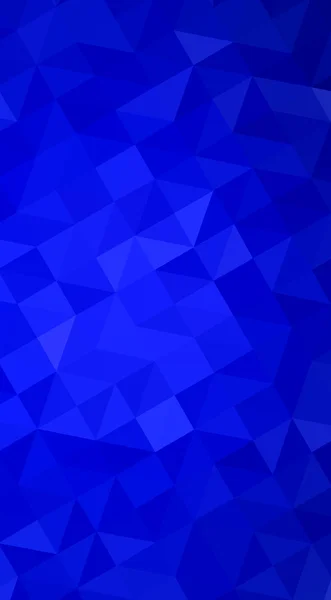 Blaue polygonale Designillustration, die aus Dreiecken und einem Farbverlauf im Origami-Stil besteht. — Stockfoto