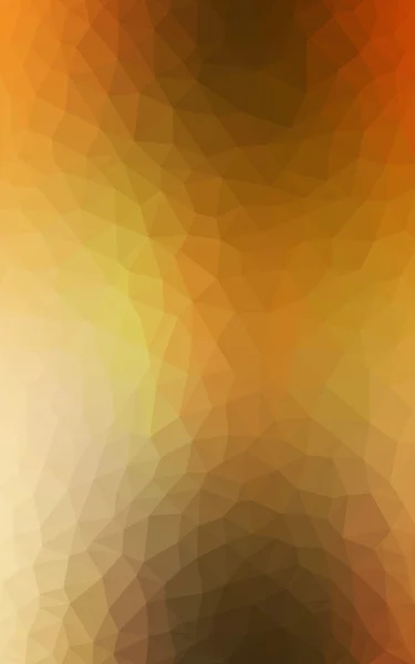 Light orange polygonal design pattern,which consist of triangles and gradient in origami style — Stock Photo, Image