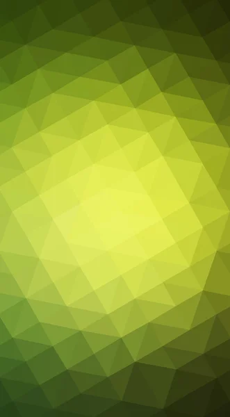 Green polygonal design illustration, which consist of triangles and gradient in origami style.