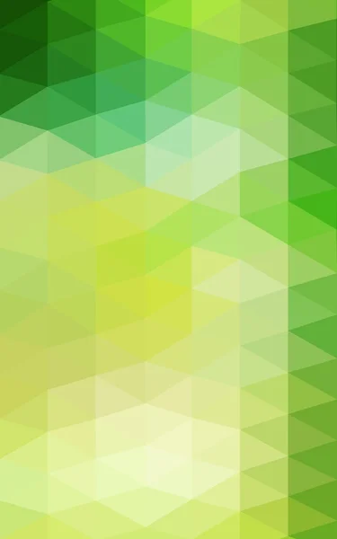 Lichtontwerp groene veelhoekige patroon, die bestaan uit driehoeken en verloop in origami stijl — Stockfoto