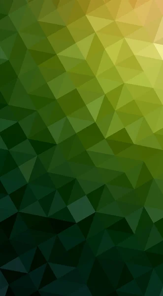 Multicolor dark red, green polygonal design illustration, which consist of triangles and gradient in origami style.