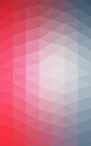 Světle modrá, červená polygonální návrhový vzor, které se skládají z trojúhelníků a gradient v origami stylu — Stock fotografie