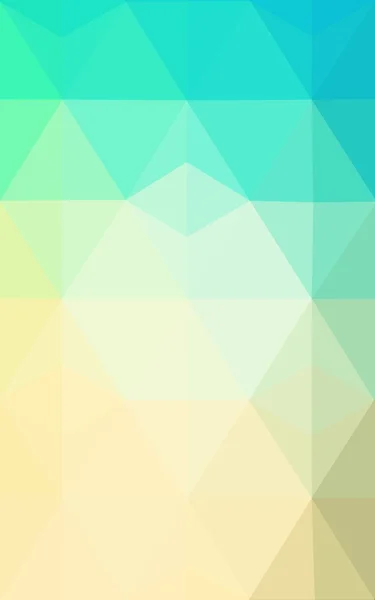 Багатобарвний зелений, синій багатокутний візерунок дизайну, який складається з трикутників і градієнту в стилі орігамі . — стокове фото