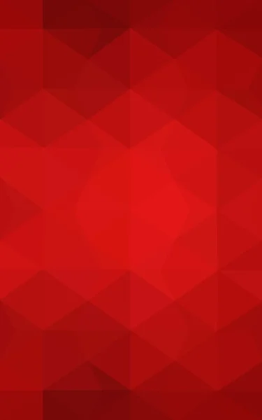 Modèle de conception polygonale rouge, qui se composent de triangles et de dégradé dans le style origami . — Photo