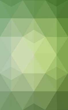 Üçgenler ve degrade origami tarzı oluşur yeşil köşeli tasarım deseni.