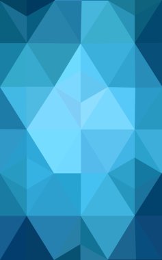 Üçgenler ve degrade origami tarzı oluşur mavi köşeli tasarım deseni.