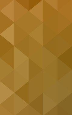 Üçgenler ve degrade origami tarzında oluşan ışık turuncu poligonal tasarım deseni