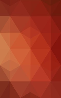 Üçgenler ve degrade origami tarzı oluşur çok renkli kırmızı, sarı, turuncu poligonal tasarım deseni.