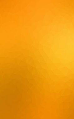 Üçgenler ve degrade origami tarzında oluşan ışık turuncu poligonal tasarım deseni