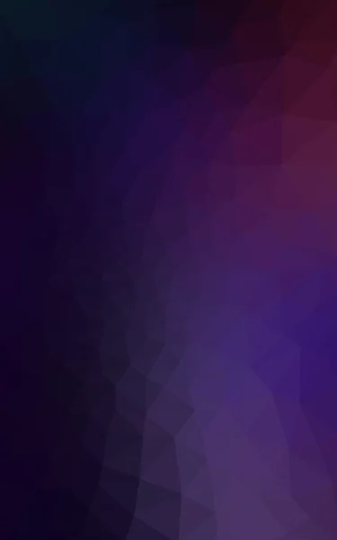 三角形と折り紙スタイルの勾配から成っている暗い紫色の多角形デザイン パターン. — ストック写真