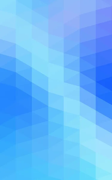 Modèle de conception polygonale bleu clair, qui se composent de triangles et de dégradé dans le style origami — Photo