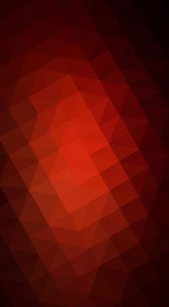 Ilustração de design poligonal vermelho escuro, que consistem em triângulos e gradiente no estilo origami . — Fotografia de Stock