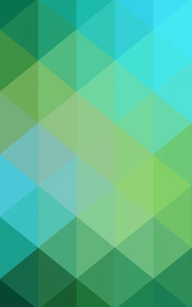 Light blue, green polygonal design pattern,which consist of triangles and gradient in origami style