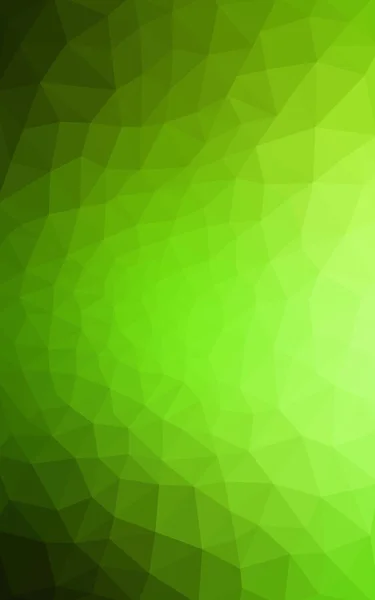 三角形と折り紙スタイルの勾配から成っている緑の多角形デザイン パターン. — ストック写真
