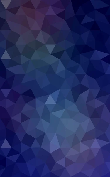 Patrón de diseño poligonal azul oscuro, que consiste en triángulos y gradiente en estilo origami . — Foto de Stock