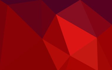 Üçgenler ve degrade origami tarzı oluşur koyu kırmızı köşeli tasarım deseni.