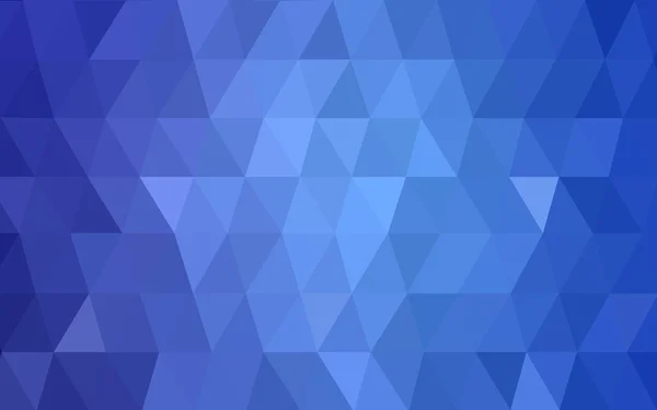 Φως μπλε πολυγωνικό design pattern, που αποτελείται από τρίγωνα και κλίση στο στυλ του origami — Διανυσματικό Αρχείο