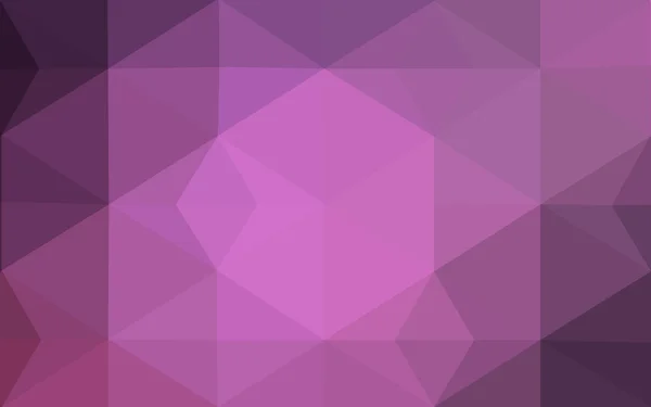 Multicolore violet, motif polygonal rose, qui se composent de triangles et de dégradé dans le style origami . — Image vectorielle